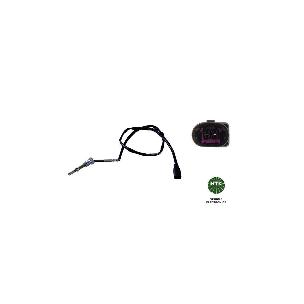 Sensor, Abgastemperatur NTK 91387 f&uuml;r SKODA VW HITACHI, vor Abgasturbolader