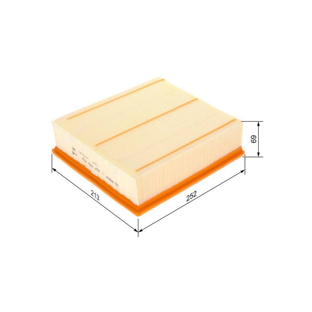 Luftfilter BOSCH 1 457 433 772 f&uuml;r AUDI AUSTIN NISSAN ROVER SKODA VW