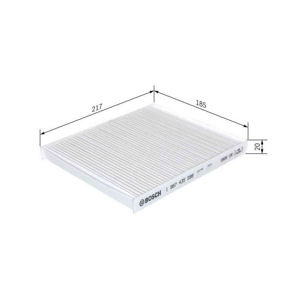 Filter, Innenraumluft BOSCH 1 987 435 088 für SUZUKI