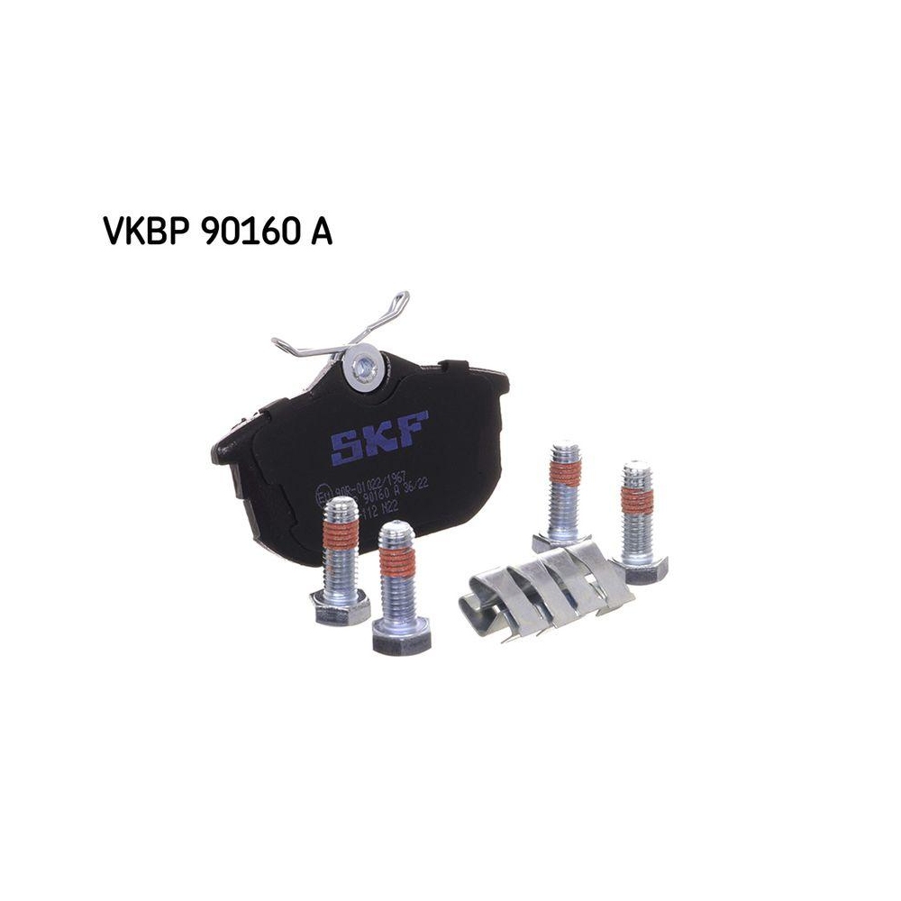 Bremsbelagsatz, Scheibenbremse SKF VKBP 90160 A f&uuml;r MITSUBISHI VOLVO PROTON
