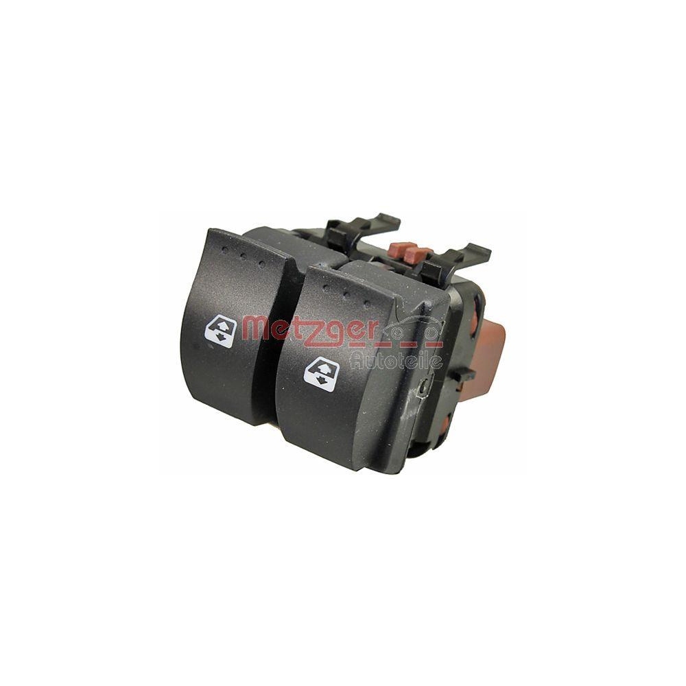 Schalter, Fensterheber METZGER 0916553 für RENAULT, fahrerseitig, vorne