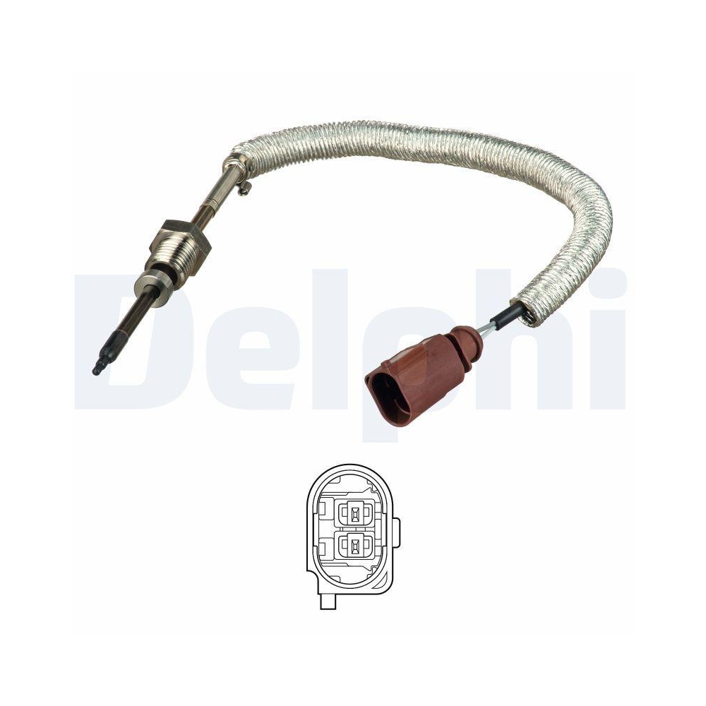 DELPHI TS30145 Sensor, Abgastemperatur f&uuml;r AUDI