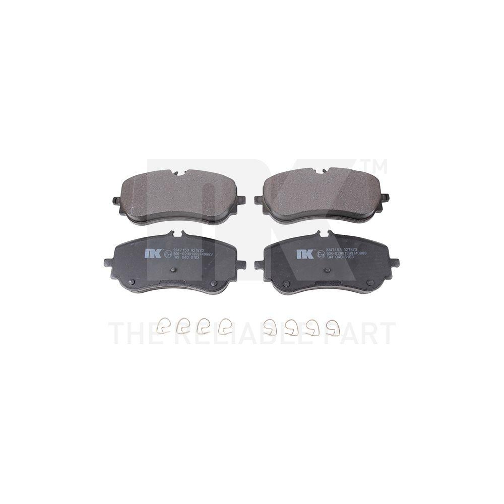 Bremsbelagsatz, Scheibenbremse NK 2247153 für MAN VW VAG, Hinterachse