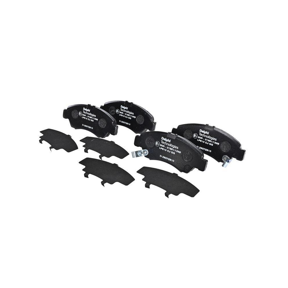 DELPHI LP810 Bremsbelagsatz, Scheibenbremse f&uuml;r HONDA, Vorderachse