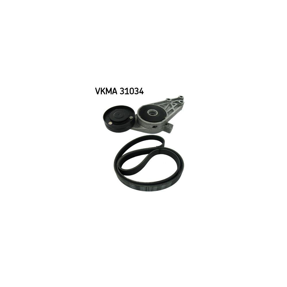 Keilrippenriemensatz SKF VKMA 31034 f&uuml;r AUDI MERCEDES-BENZ MITSUBISHI SEAT SKODA