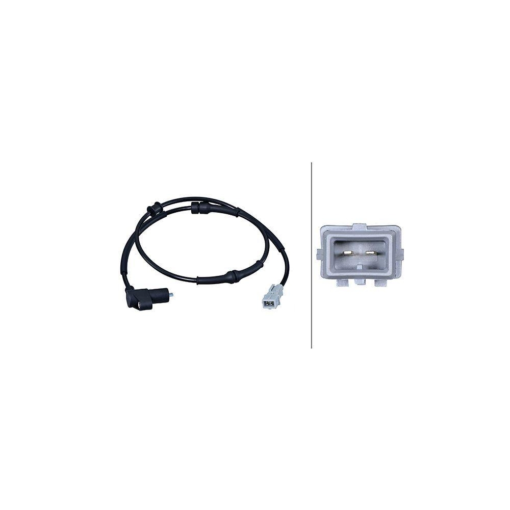HELLA Sensor, Raddrehzahl 6PU 358 218-001 für CITROËN, Vorderachse