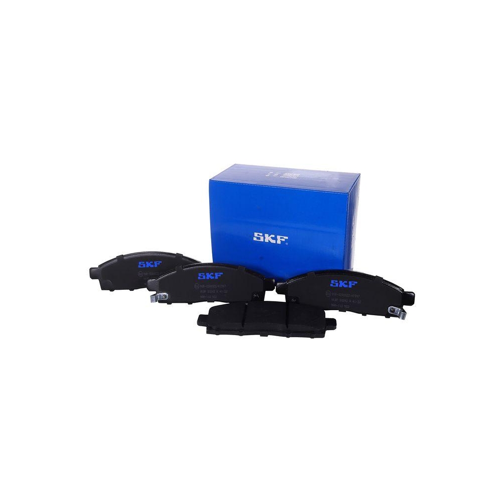 Bremsbelagsatz, Scheibenbremse SKF VKBP 80242 A f&uuml;r NISSAN, Vorderachse