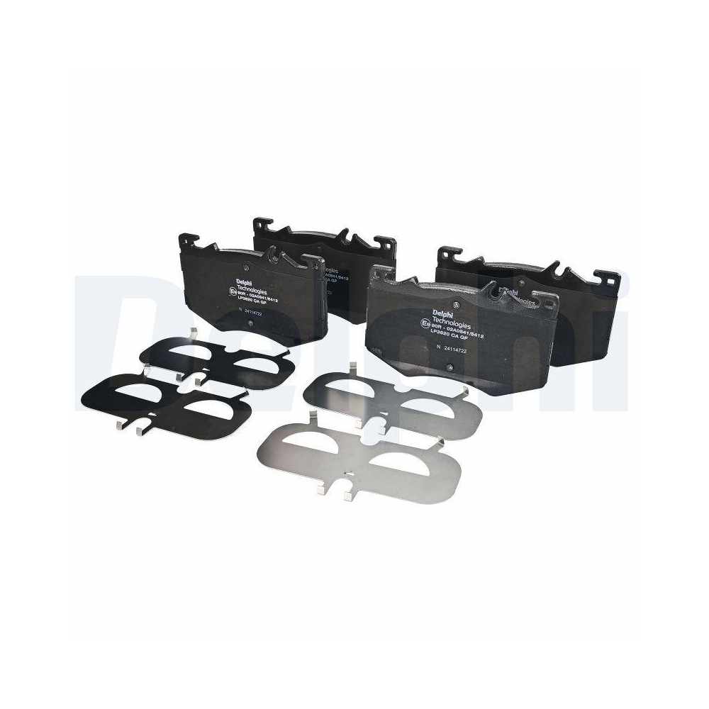 DELPHI LP3620 Bremsbelagsatz, Scheibenbremse f&uuml;r MERCEDES-BENZ, Vorderachse
