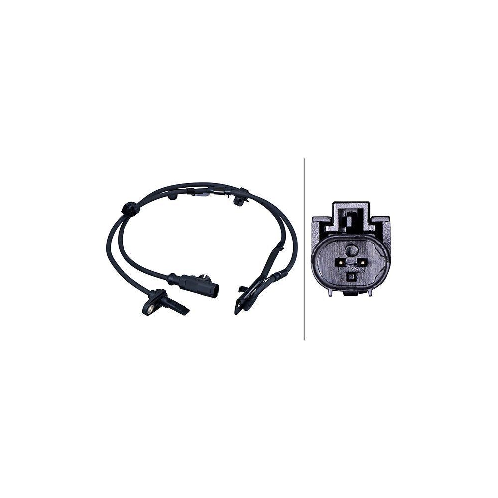 HELLA Sensor, Raddrehzahl 6PU 358 218-021 f&uuml;r TOYOTA, Vorderachse