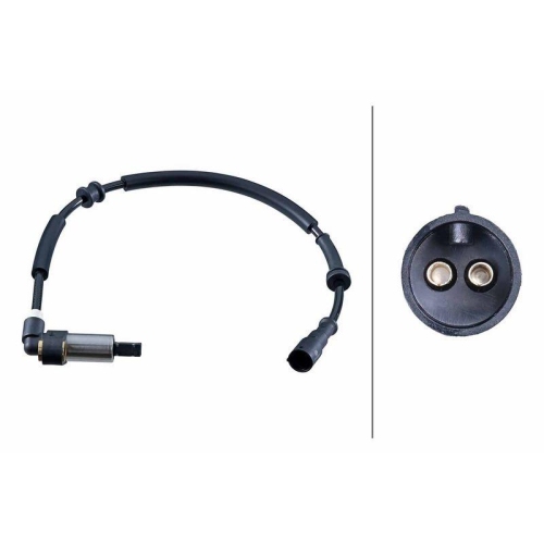 HELLA 6PU 358 252-721 Sensor, Raddrehzahl f&uuml;r RENAULT, Hinterachse rechts
