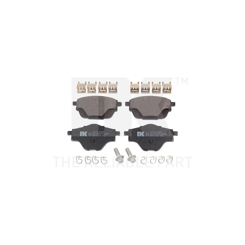 Bremsbelagsatz, Scheibenbremse NK 221976 für CITROËN OPEL PEUGEOT VAUXHALL DS
