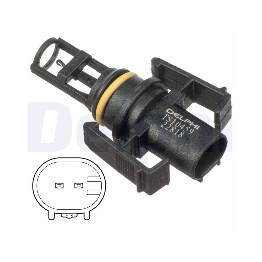 DELPHI TS10459 Sensor, Ansauglufttemperatur für CHRYSLER MERCEDES-BENZ SSANGYONG
