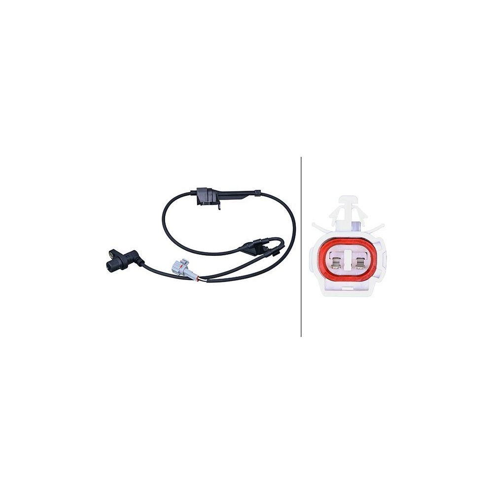 HELLA Sensor, Raddrehzahl 6PU 358 218-041 f&uuml;r TOYOTA HITACHI, Vorderachse