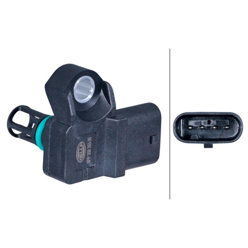 HELLA 6PP 358 393-381 Sensor, Ladedruck f&uuml;r MG
