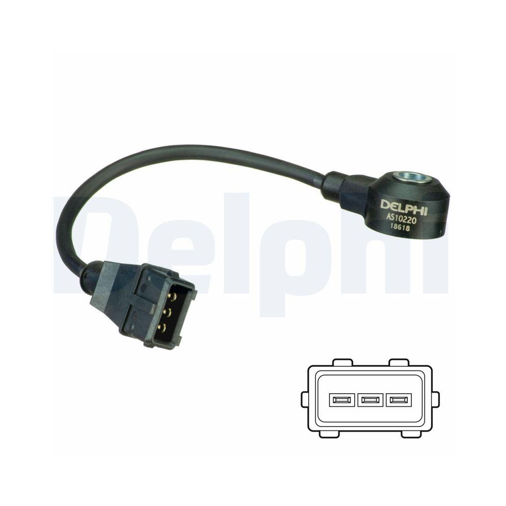 DELPHI AS10220 Klopfsensor für AUDI SEAT SKODA VW VAG