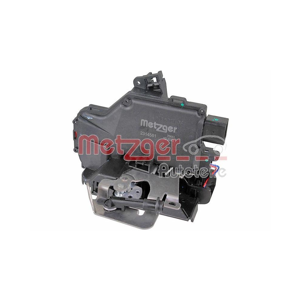 Türschloss METZGER 2314581 für AUDI, vorne rechts