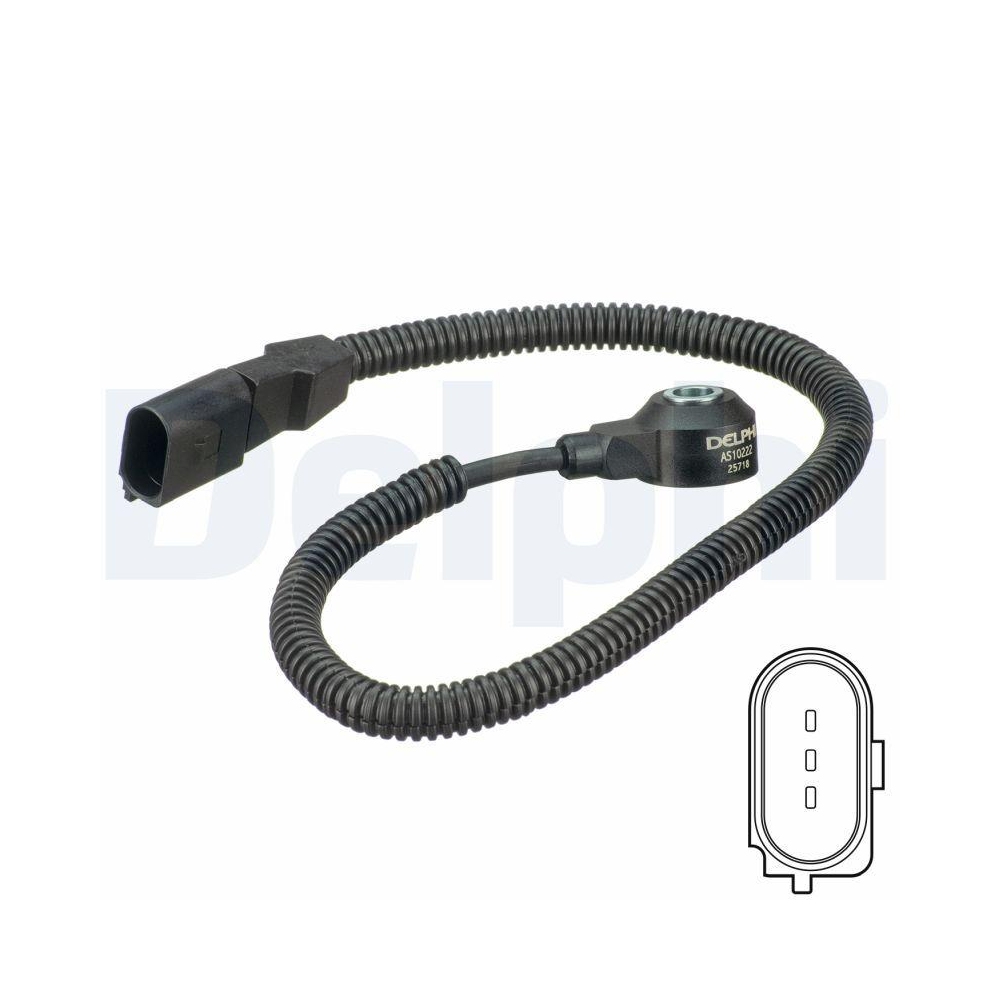 DELPHI AS10222 Klopfsensor f&uuml;r AUDI VW VAG, rechts