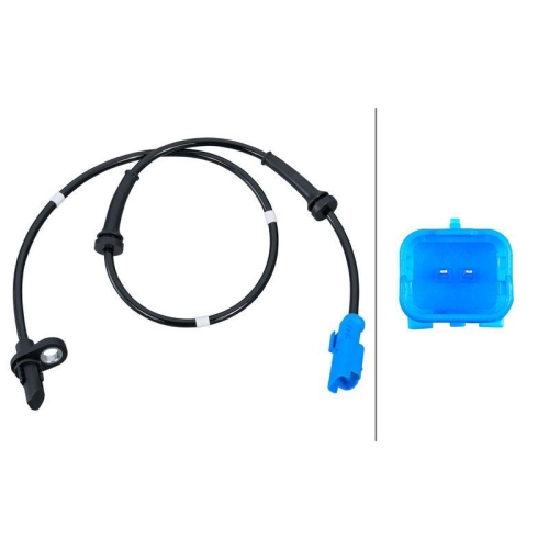 HELLA 6PU 358 422-181 Sensor, Raddrehzahl f&uuml;r CITRO&Euml;N PEUGEOT, Hinterachse