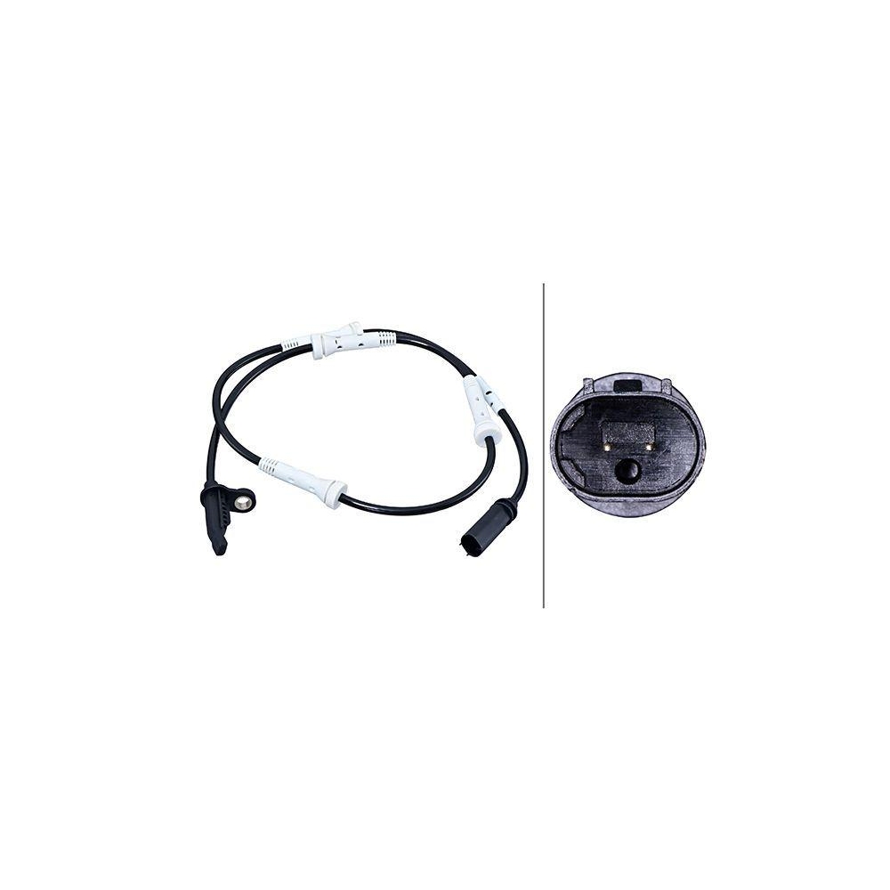 HELLA Sensor, Raddrehzahl 6PU 358 218-111 f&uuml;r BMW, Hinterachse