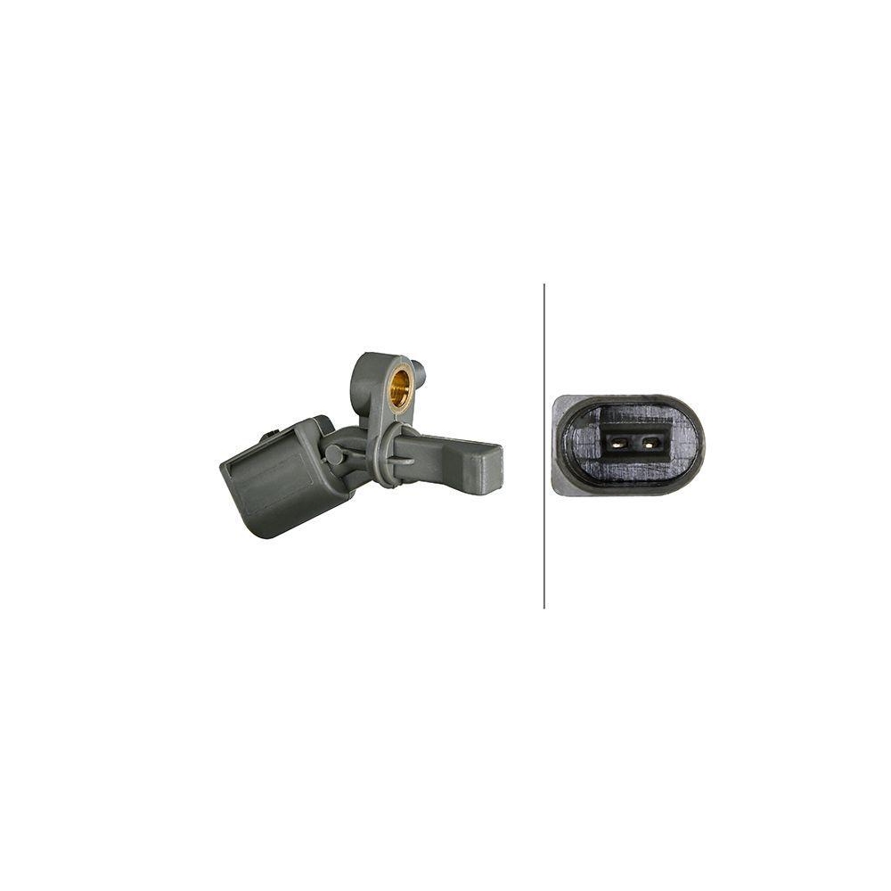 HELLA Sensor, Raddrehzahl 6PU 358 218-131 f&uuml;r AUDI SEAT SKODA VW