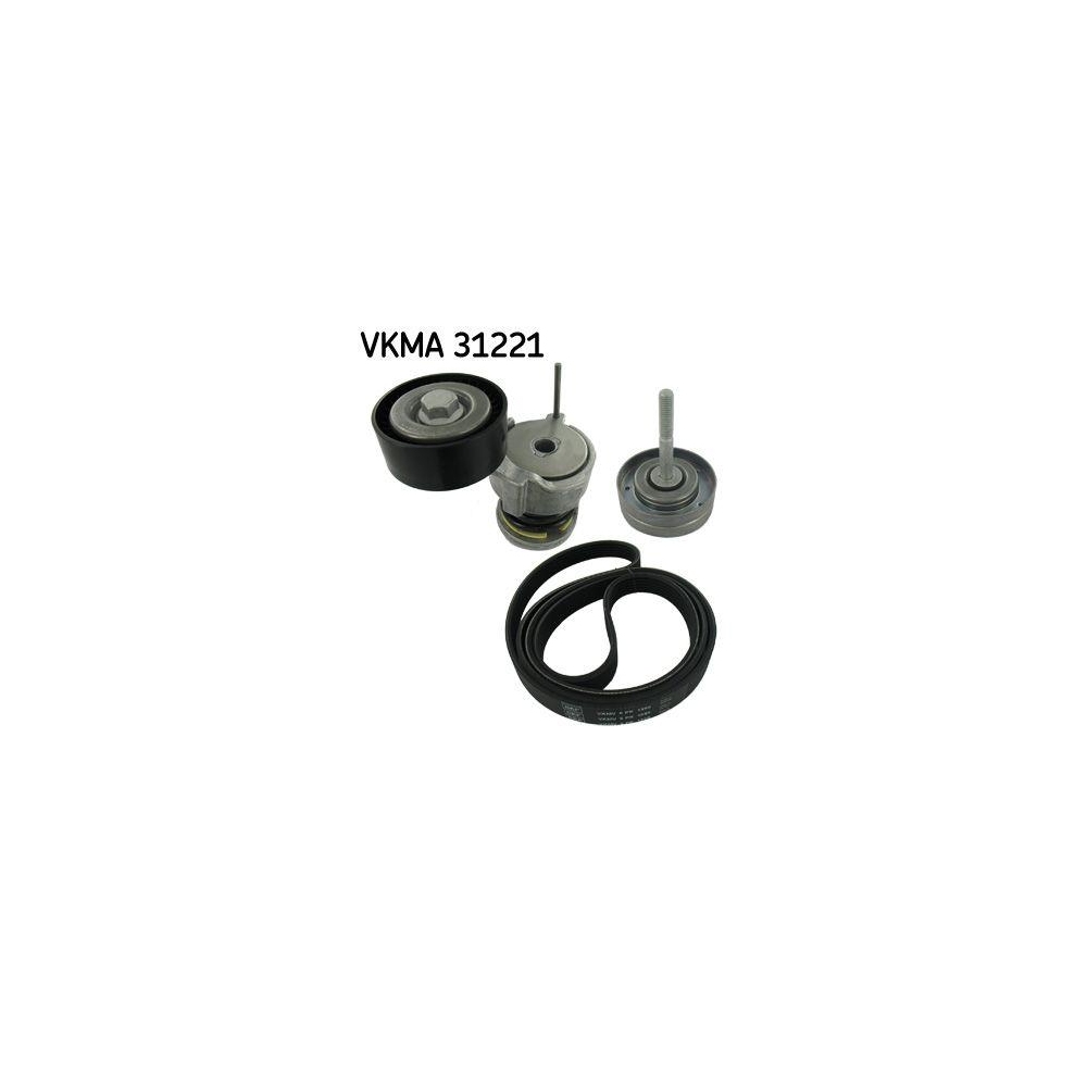 Keilrippenriemensatz SKF VKMA 31221 für AUDI DAIHATSU MITSUBISHI OPEL SEAT SKODA