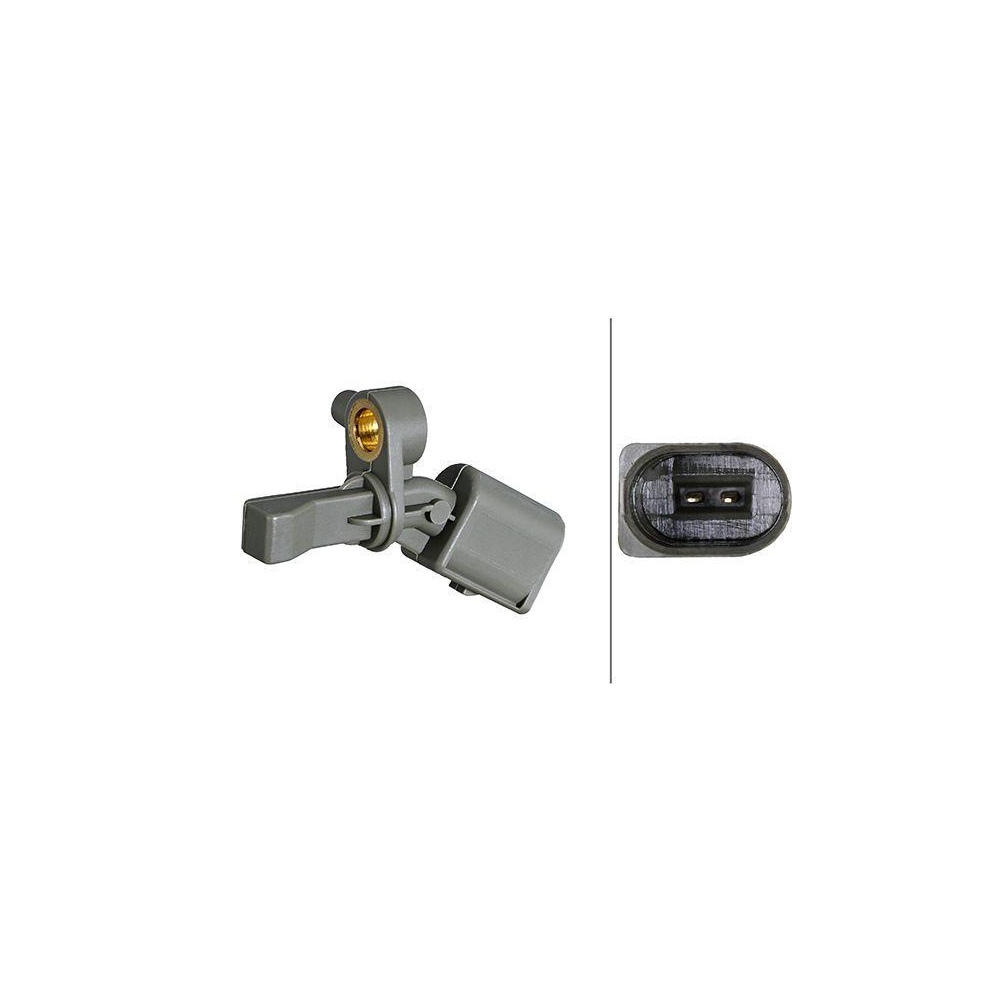 HELLA Sensor, Raddrehzahl 6PU 358 218-141 f&uuml;r AUDI SEAT SKODA VW