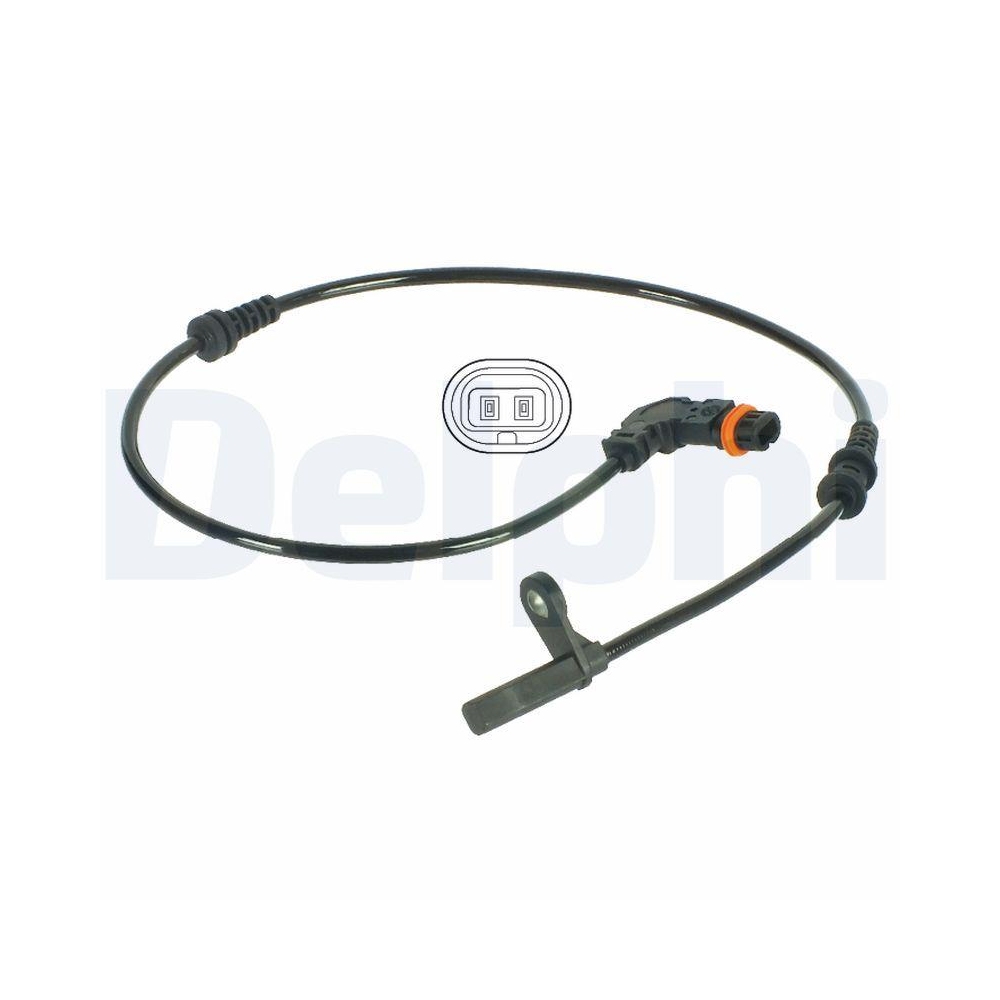 DELPHI SS20124 Sensor, Raddrehzahl f&uuml;r MERCEDES-BENZ, Vorderachse