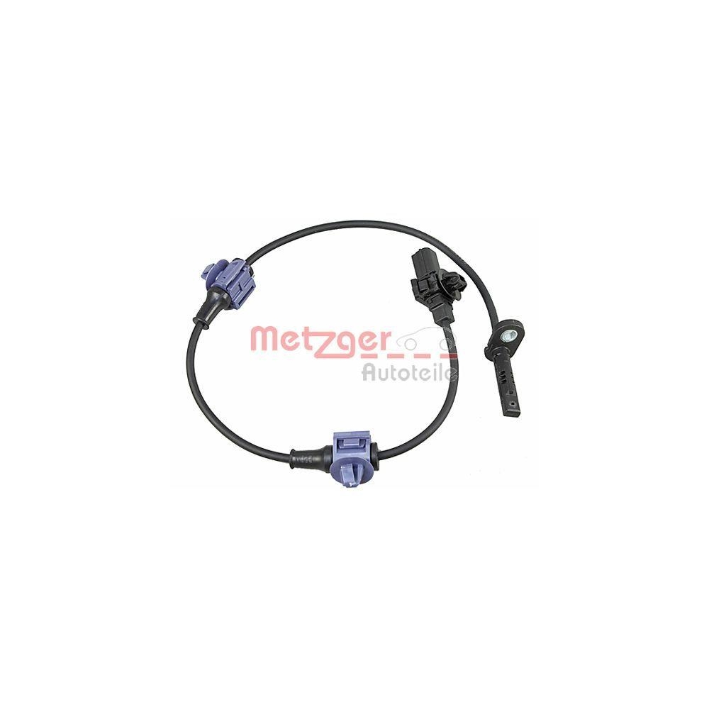 Sensor, Raddrehzahl METZGER 09001048 f&uuml;r HONDA, Hinterachse links
