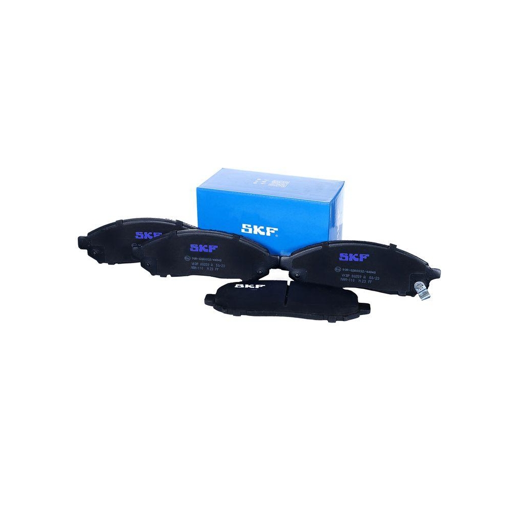 Bremsbelagsatz, Scheibenbremse SKF VKBP 80259 A f&uuml;r NISSAN SUZUKI, Vorderachse