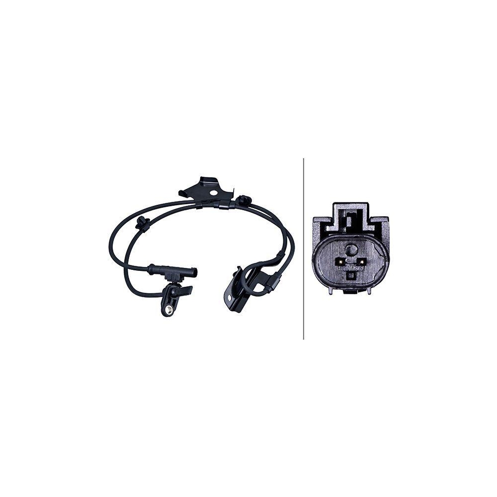 HELLA Sensor, Raddrehzahl 6PU 358 218-171 f&uuml;r TOYOTA, Vorderachse