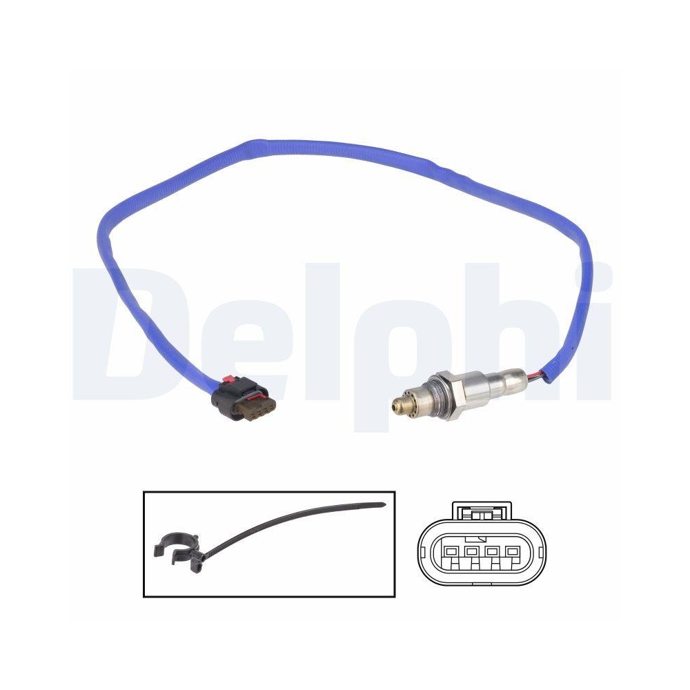 DELPHI ES21381-12B1 Lambdasonde f&uuml;r FORD FORD ASIA & OCEANIA, nach Katalysator