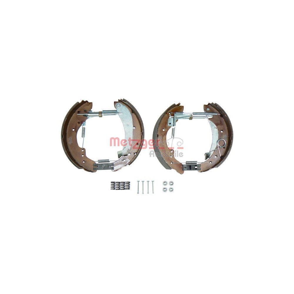 Bremsbackensatz METZGER MG 619V für, Hinterachse