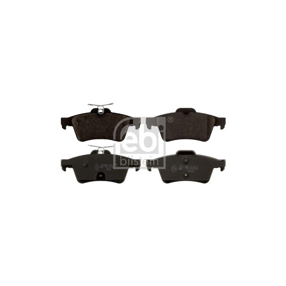 Bremsbelagsatz, Scheibenbremse FEBI BILSTEIN 16890 f&uuml;r CITRO&Euml;N PEUGEOT