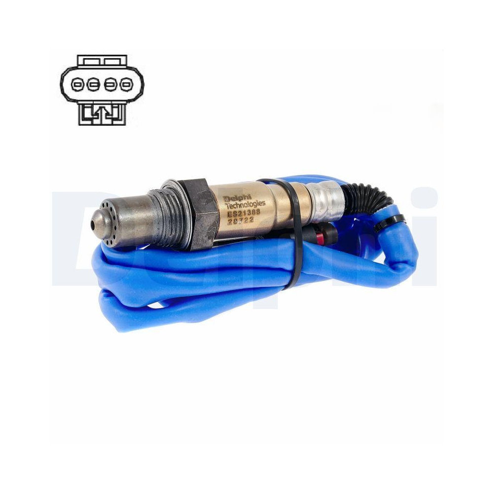 Lambdasonde DELPHI ES21388-12B1 für FORD, nach Katalysator