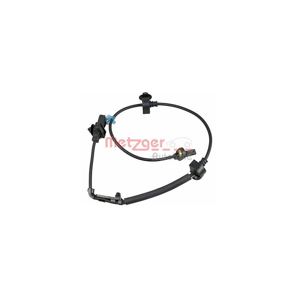 Sensor, Raddrehzahl METZGER 09001051 f&uuml;r HONDA, Vorderachse rechts