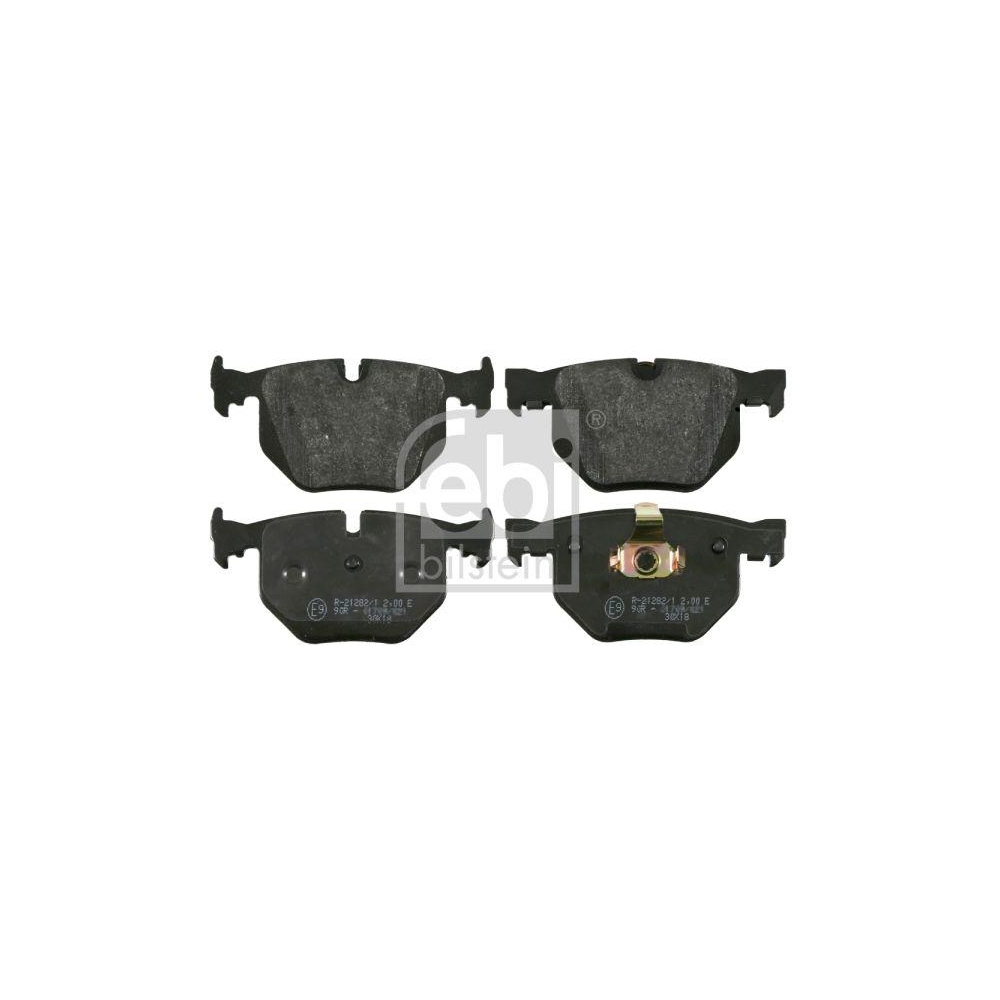 FEBI BILSTEIN Bremsbelagsatz, Scheibenbremse 16434 f&uuml;r BMW, Hinterachse