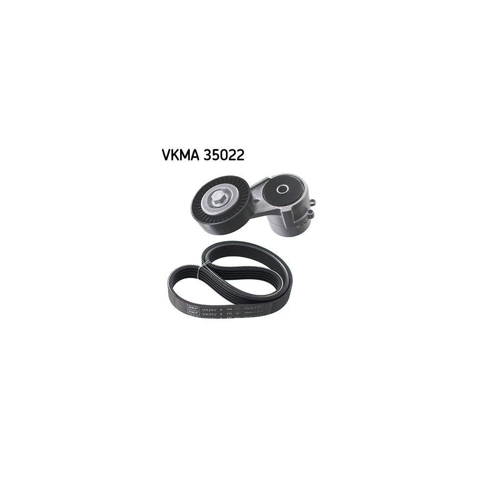 Keilrippenriemensatz SKF VKMA 35022 f&uuml;r OPEL SAAB TOYOTA VAUXHALL HYUNDAI KIA