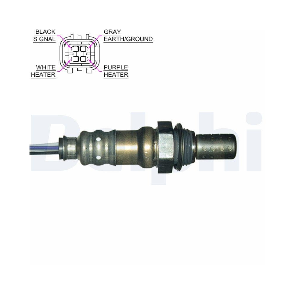 DELPHI ES20211-12B1 Lambdasonde f&uuml;r HYUNDAI KIA, nach Katalysator