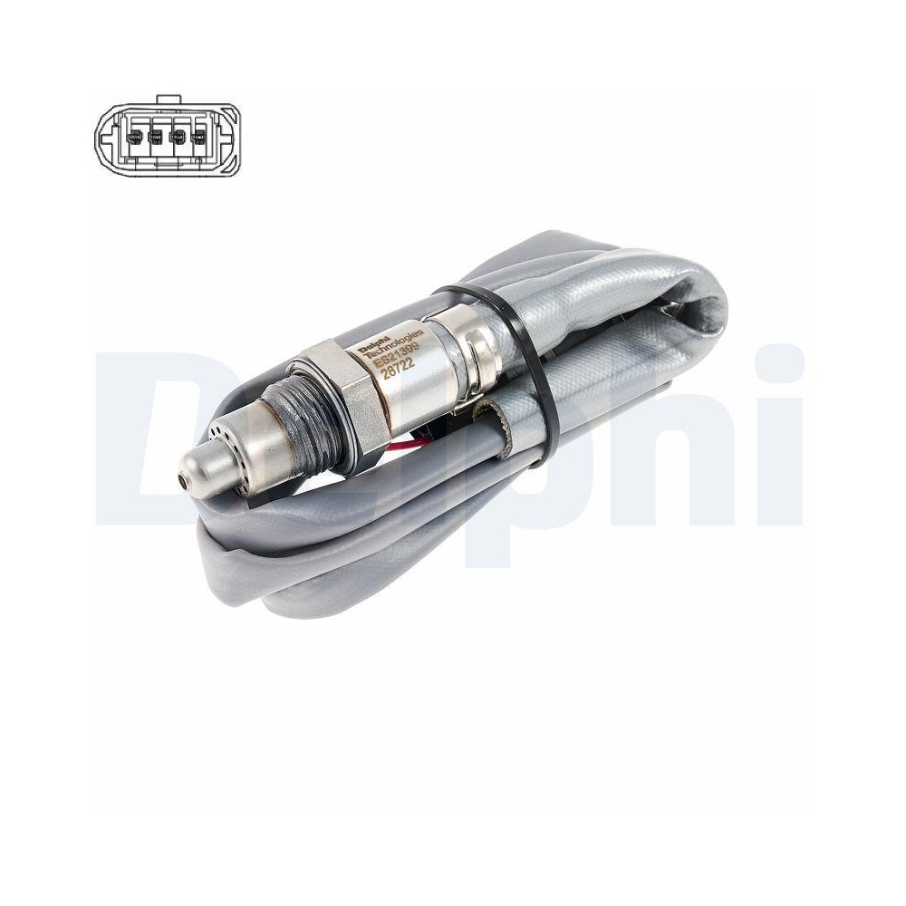 DELPHI ES21399-12B1 Lambdasonde f&uuml;r AUDI SEAT SKODA VW, nach Katalysator, vorne