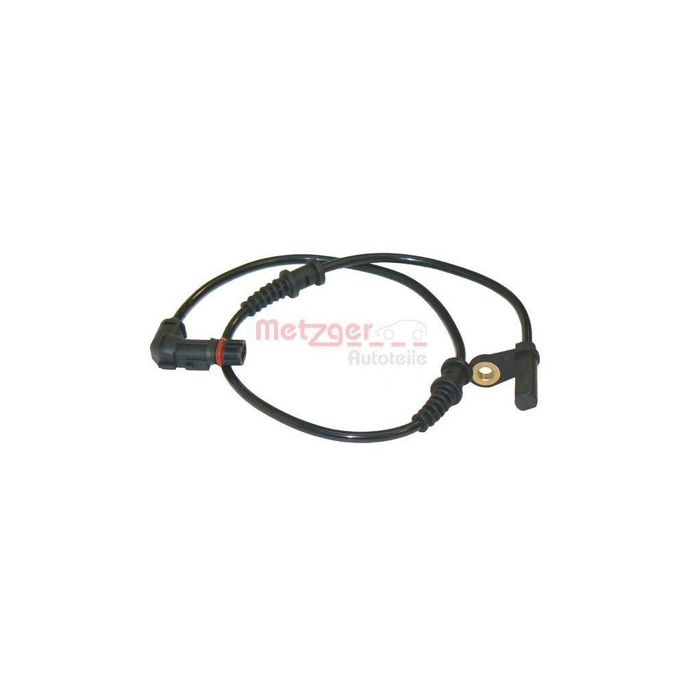 Sensor, Raddrehzahl METZGER 0900308 f&uuml;r MERCEDES-BENZ, Vorderachse links