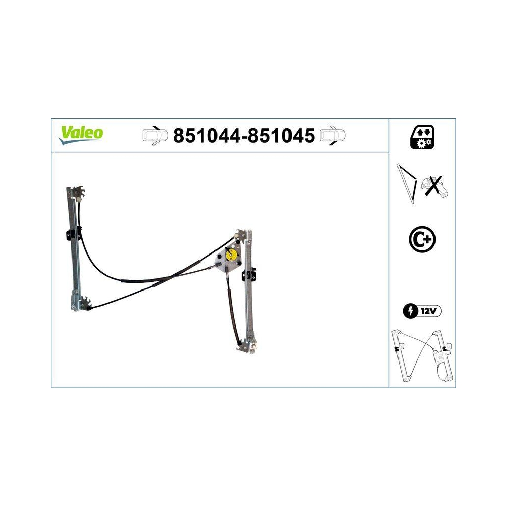 Fensterheber VALEO 851044 für VW, vorne links