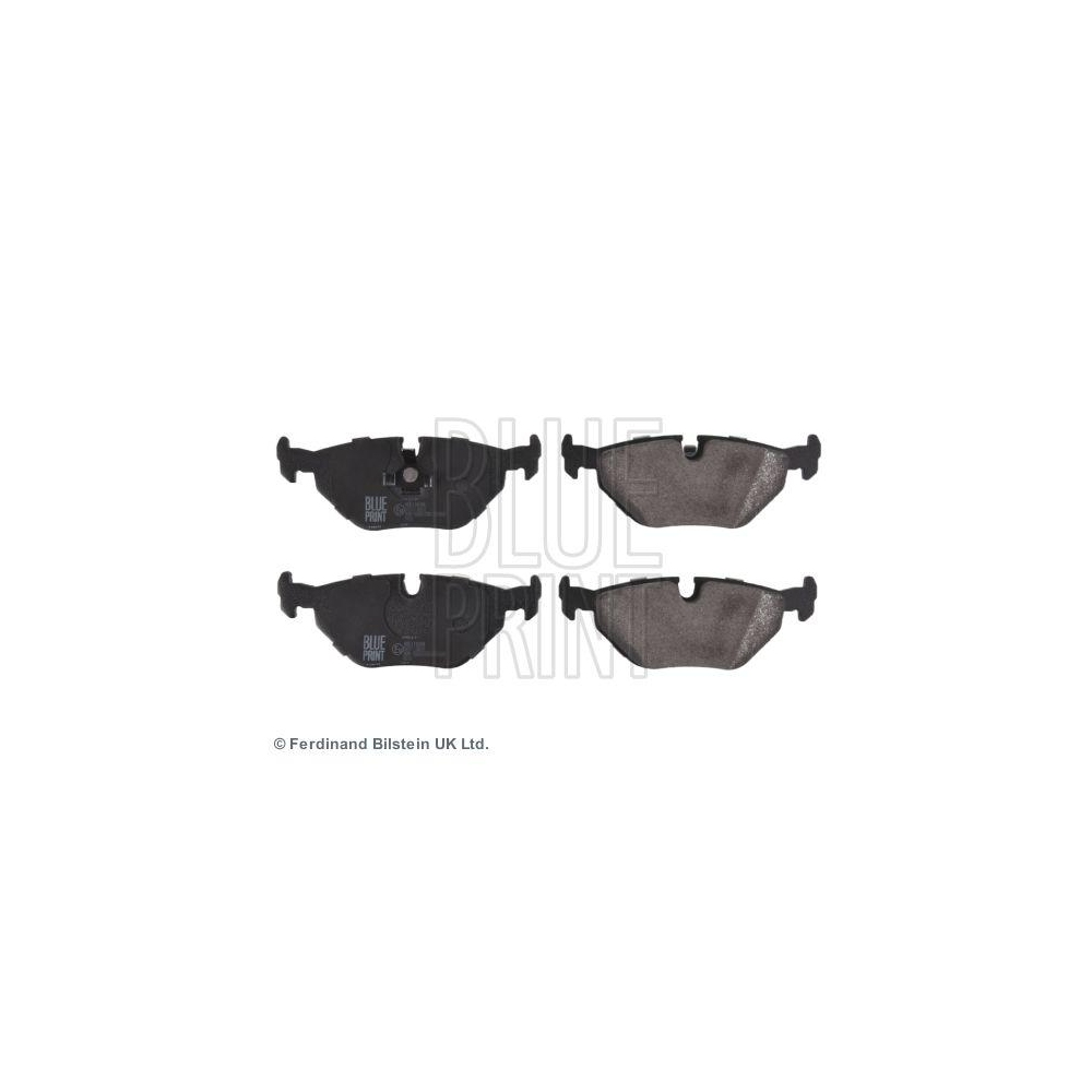 Bremsbelagsatz, Scheibenbremse BLUE PRINT ADB114244 für BMW, Hinterachse