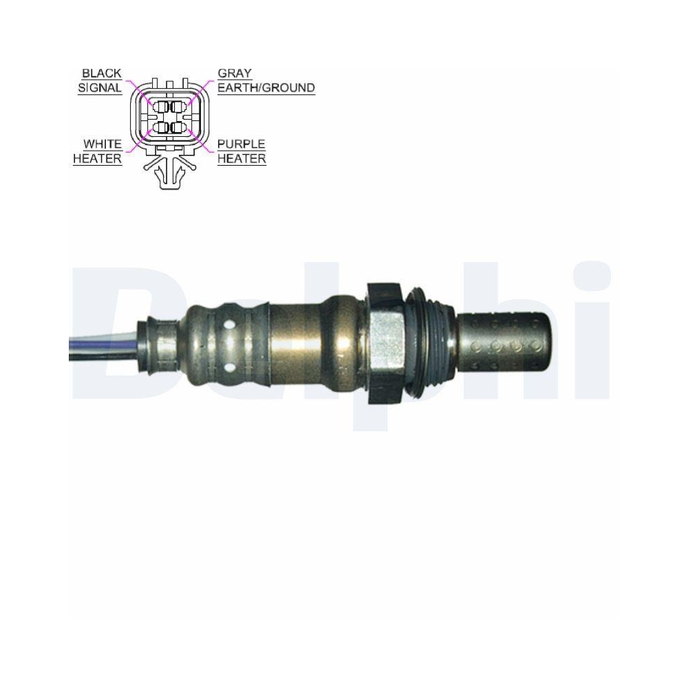DELPHI ES20214-12B1 Lambdasonde für HYUNDAI KIA, Mitte, nach Katalysator