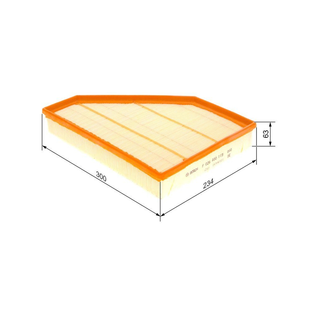 Luftfilter BOSCH F 026 400 119 für BMW