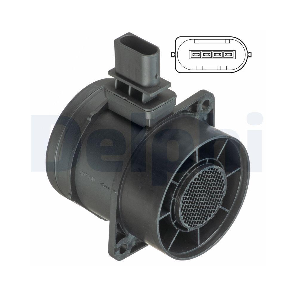 DELPHI AF10365-12B1 Luftmassenmesser f&uuml;r CHRYSLER MERCEDES-BENZ VW VAG JEEP