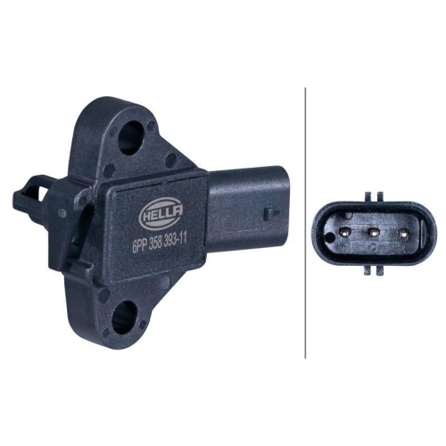 HELLA 6PP 358 393-111 Sensor, Ladedruck f&uuml;r AUDI SEAT SKODA VW