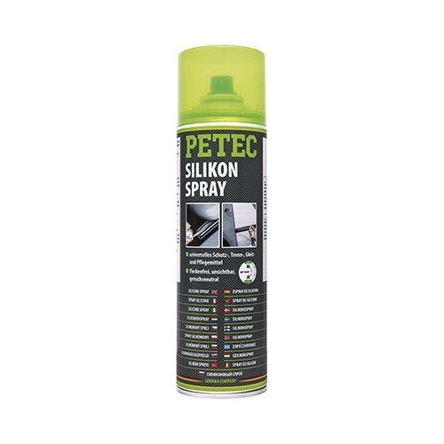 PETEC 3x 70850 Silikonspray 500 ml Spray Silikon&ouml; Schutzspray Schmierspray