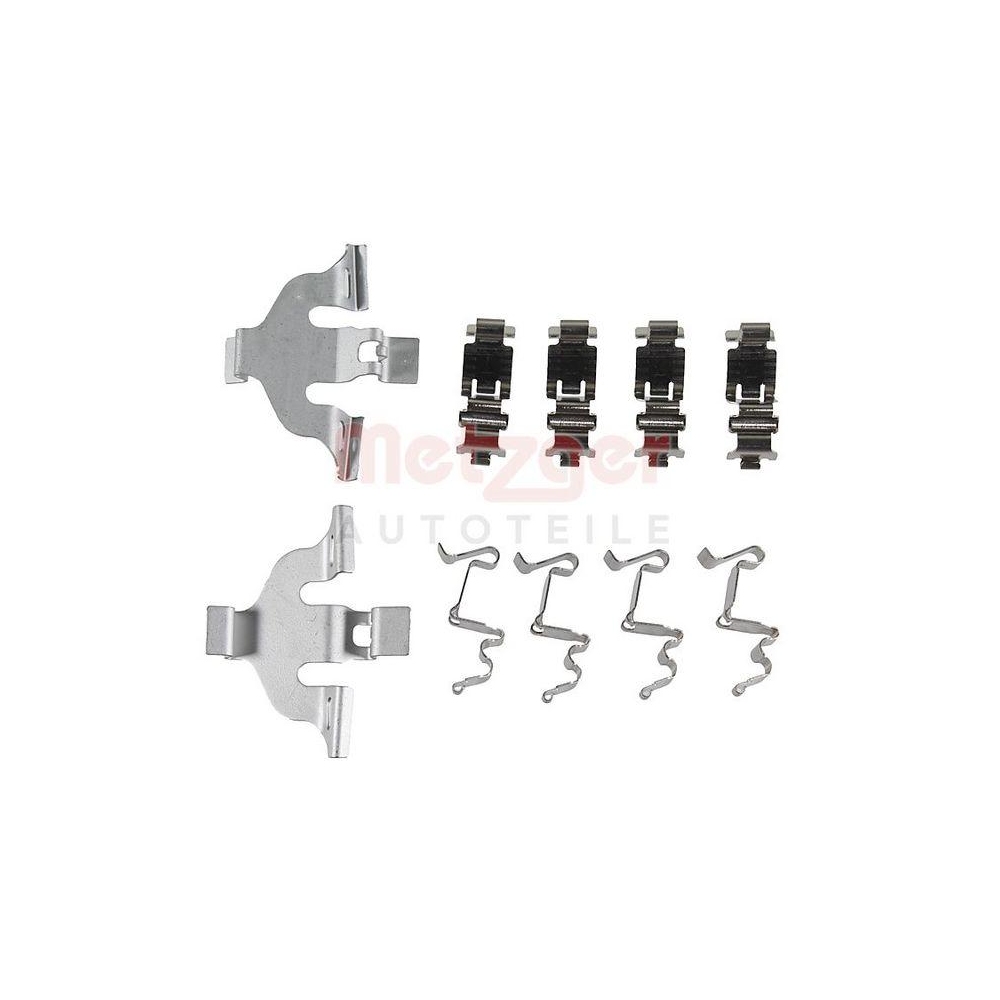 Zubeh&ouml;rsatz, Scheibenbremsbelag METZGER 109-0030 GREENPARTS f&uuml;r VAG, Vorderachse