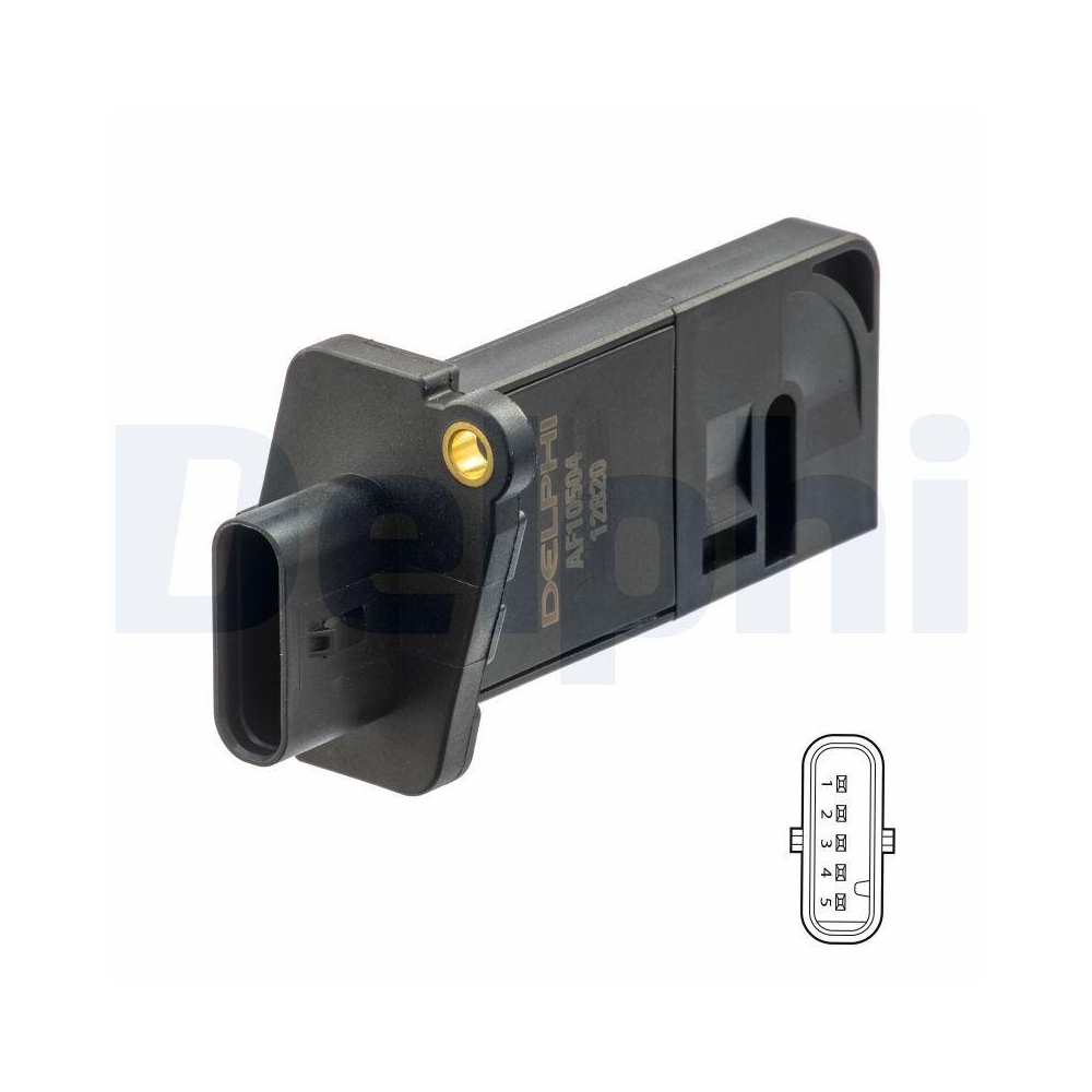 DELPHI AF10504-12B1 Luftmassenmesser f&uuml;r BMW HITACHI