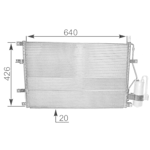 MAHLE AC 227 000S Kondensator, Klimaanlage BEHR f&uuml;r VOLVO